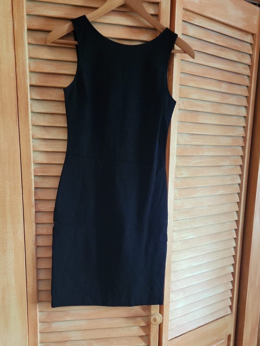 Necessary Objects Black Sleeveless Midi Sheath Dress